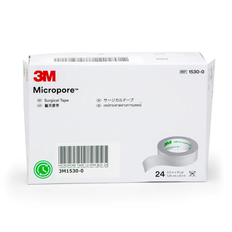 3M Micropore Tape 12.5mm - Box of 24