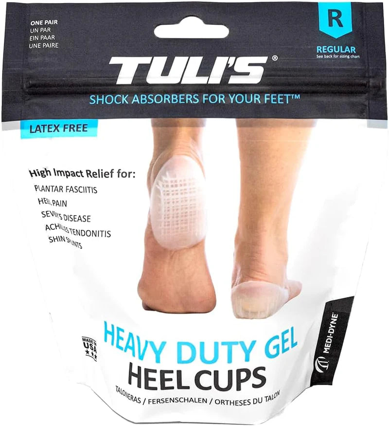 TULI'S® Heavy Duty Gel Heel Cups