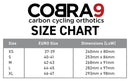 COBRA9 SemiPro Carbon Cycling Orthotics / High Arch