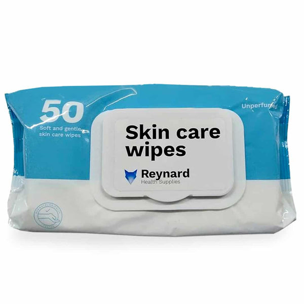 Reynard Skin Care Wipes – Unperfumed Pkt 50 (Wipe Size: 33 x 20cm)