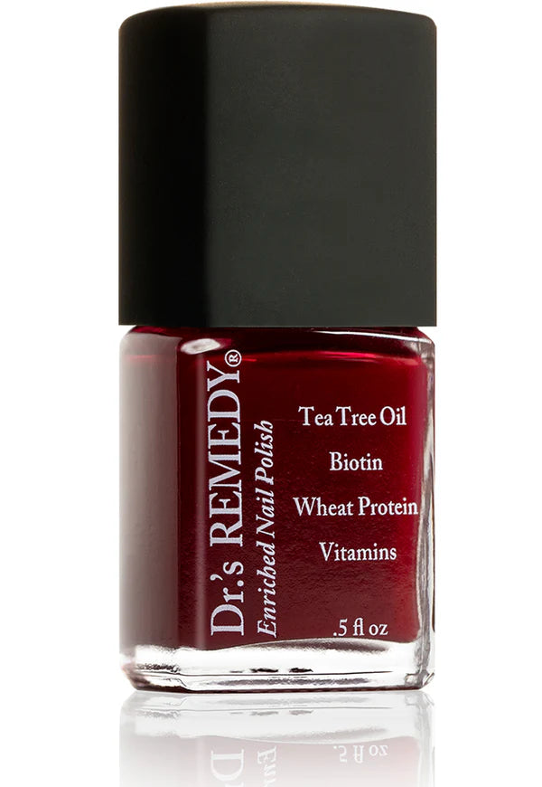 Dr.'s REMEDY Enriched Nail Polish - Sassy Scarlet (creme) 15ml