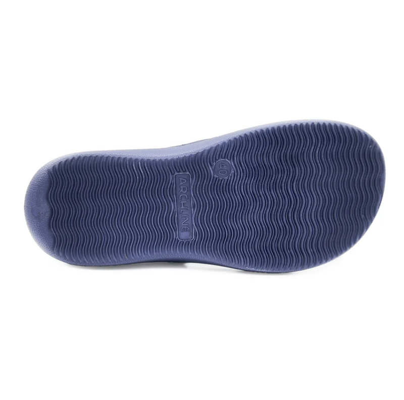 Archline Rebound Orthotic Thongs - Navy