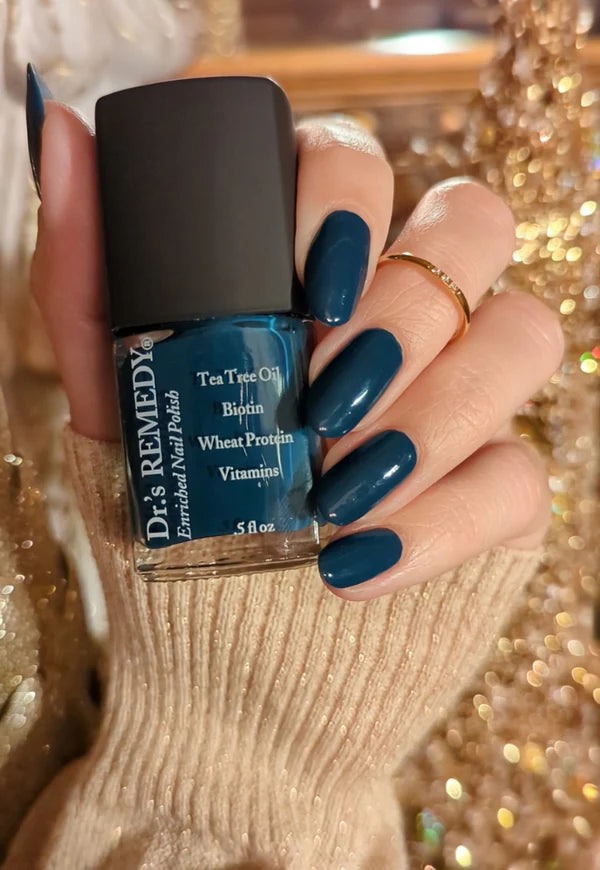 Dr.'s REMEDY Enriched Nail Polish - Timeless Teal (creme) 15ml