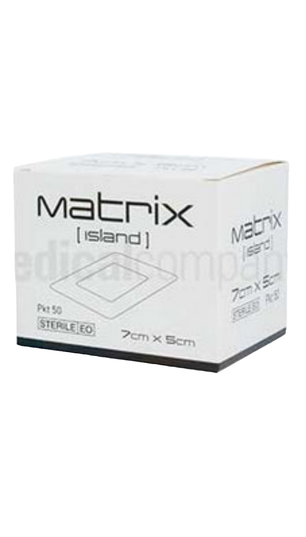Matrix Island Sterile Dressing 7cm x 5cm (Box 50)