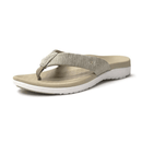 Zullaz Women's Orthotic Thong - Taupe