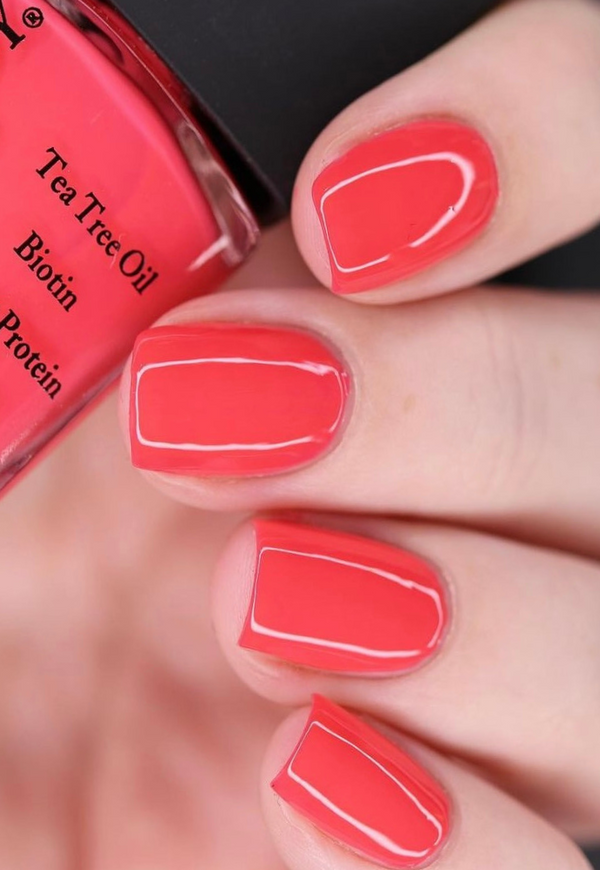 Dr.'s REMEDY Enriched Nail Polish - Peaceful Pink Coral (creme) 15ml