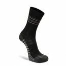 Balega Silver Socks in black showing cushioned sole and seamless construction