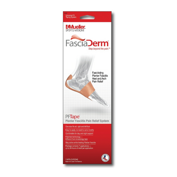 Mueller FasciaDerm PFTape Plantar Fasciitis Tape (Pack of 7)