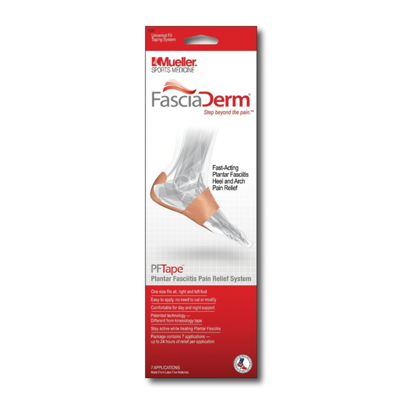 Mueller FasciaDerm PFTape Plantar Fasciitis Tape (Pack of 7)