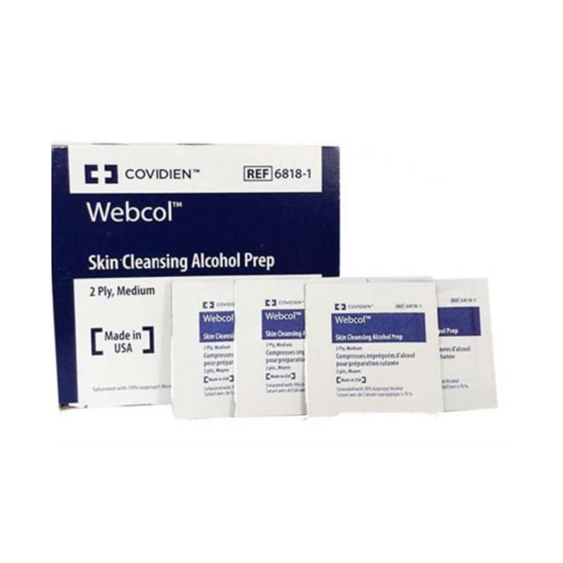 Webcol Skin Cleansing Prep Box of 200