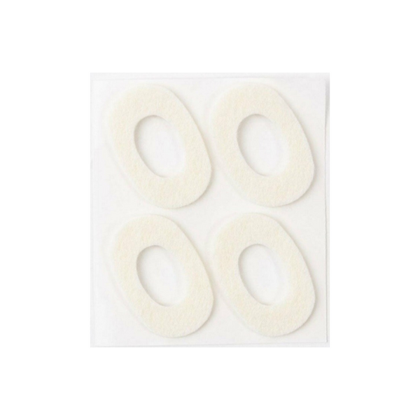 Hapla Felt Oval Bunion Pads 3mm Pkt 36 (9 Sheets of 4 Adhesive Pads)