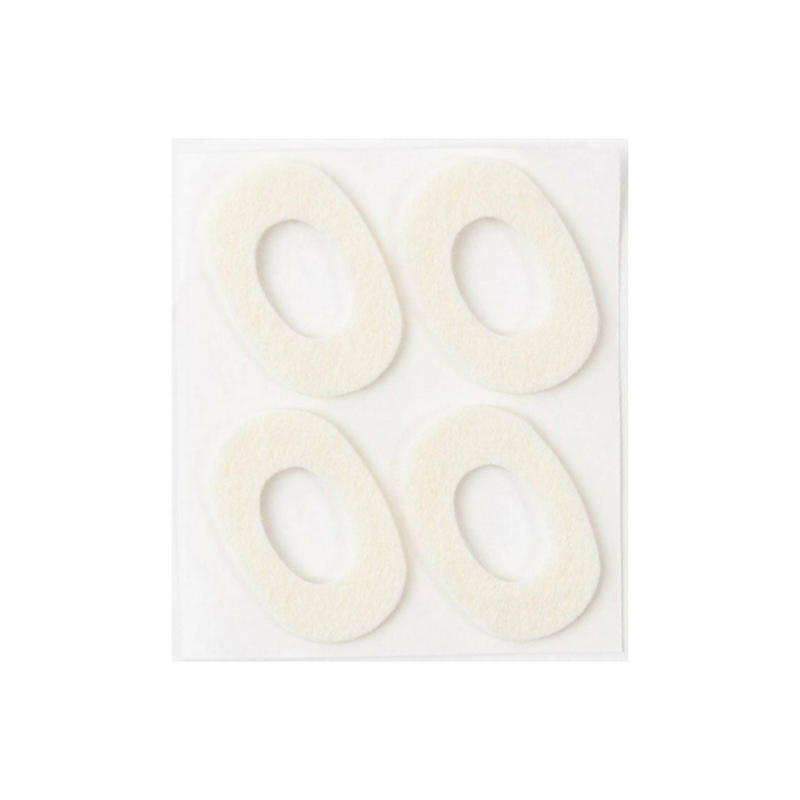 Hapla Felt Oval Bunion Pads 3mm Pkt 36 (9 Sheets of 4 Adhesive Pads)