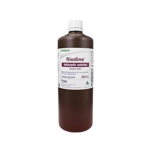 Herron Riodine Povidine Iodine Antiseptic Solution
