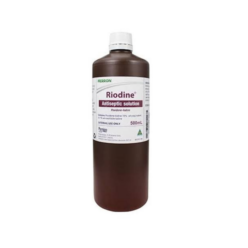 Herron Riodine Povidine Iodine Antiseptic Solution