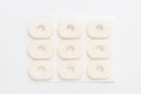 Hapla Felt Oval Corn Pads 3mm Pkt 36 (4 Sheets of 9 Adhesive Pads)
