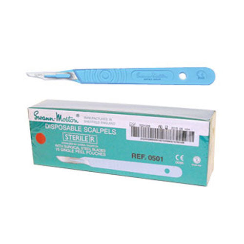 Swann Morton Disposable Handle & Blade #15 Box 10