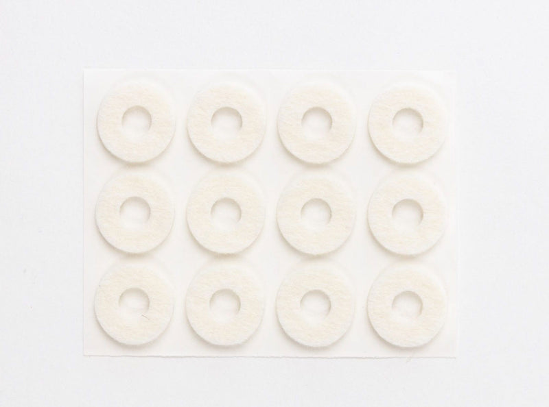 Hapla Felt Round Corn Pads 3mm Pkt 36 (3 Sheets of 12 Adhesive Pads)