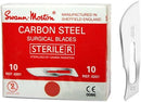Swann Morton Scalpel Blades 0201 Size 10 Pkt 100